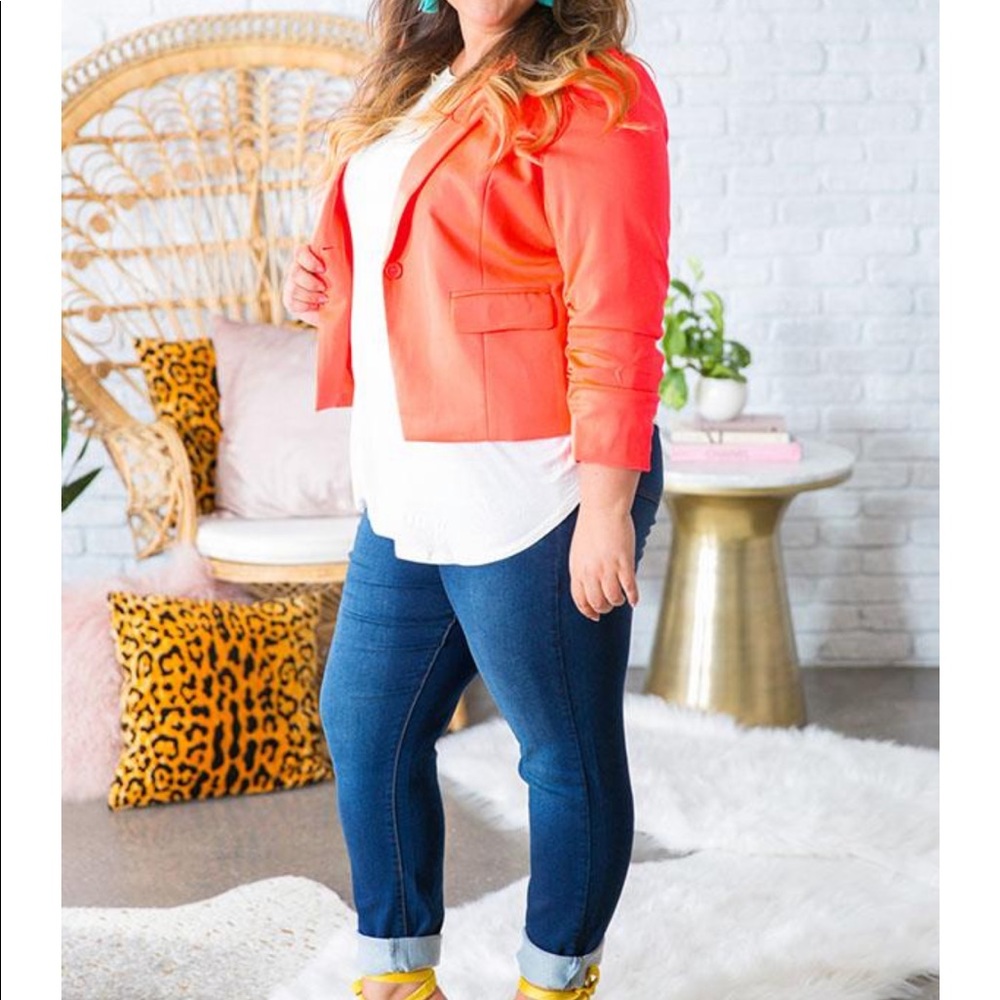 Orange Blazer